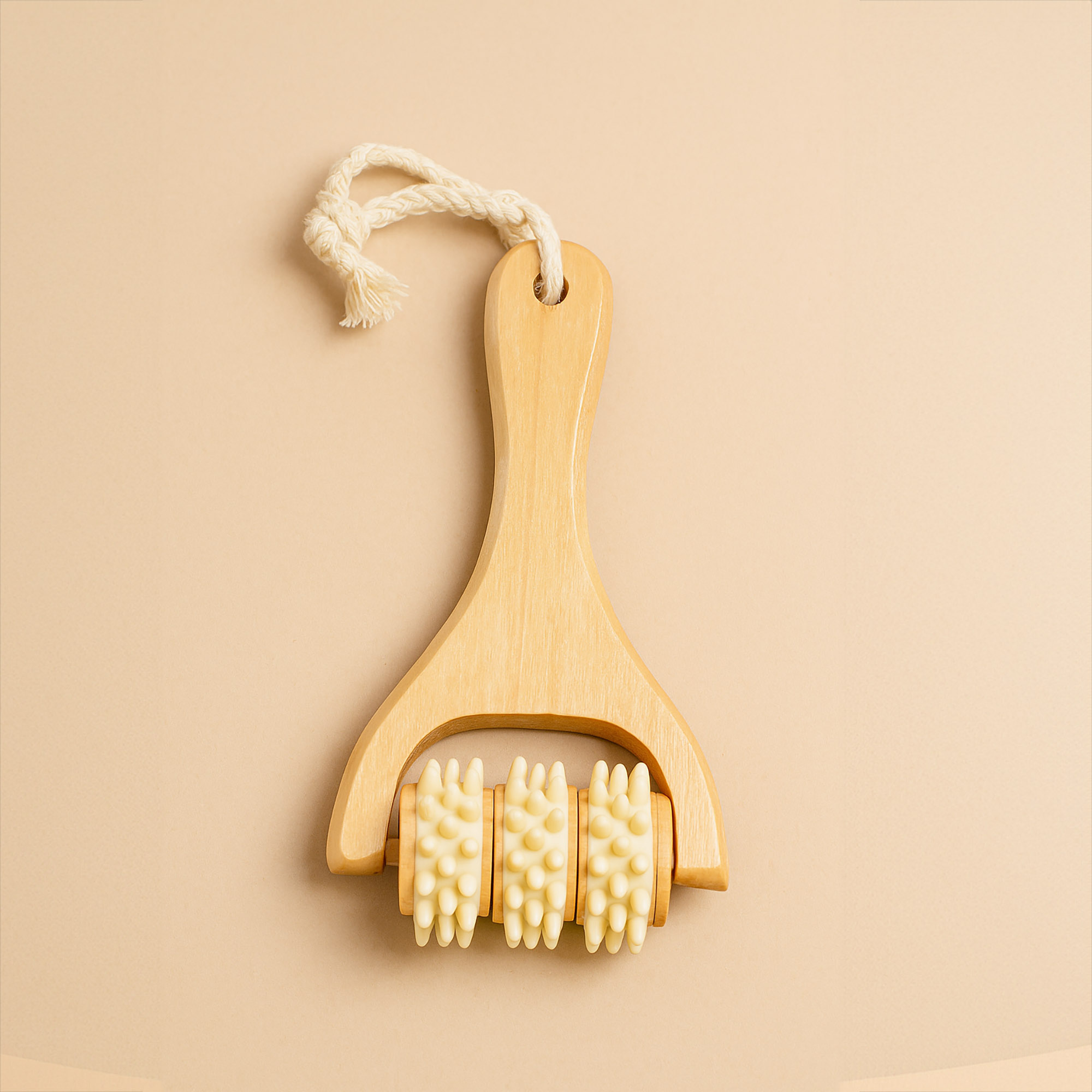 Ručný Masážny Prístroj na Telo Chrbát Krk Nohy Chrbticu Brucho Ramená Celulitídu - Image 5