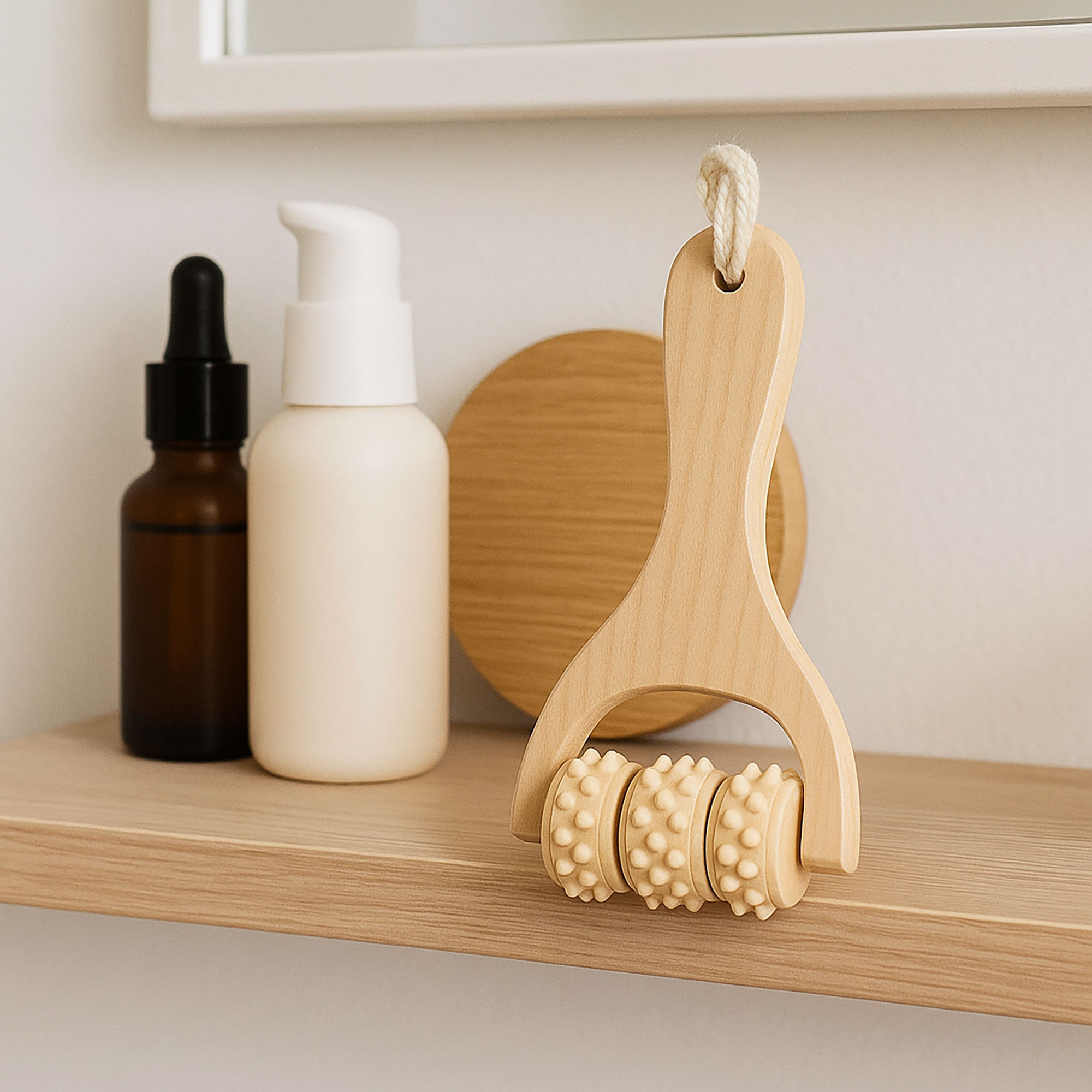 Ručný Masážny Prístroj na Telo Chrbát Krk Nohy Chrbticu Brucho Ramená Celulitídu - Image 3