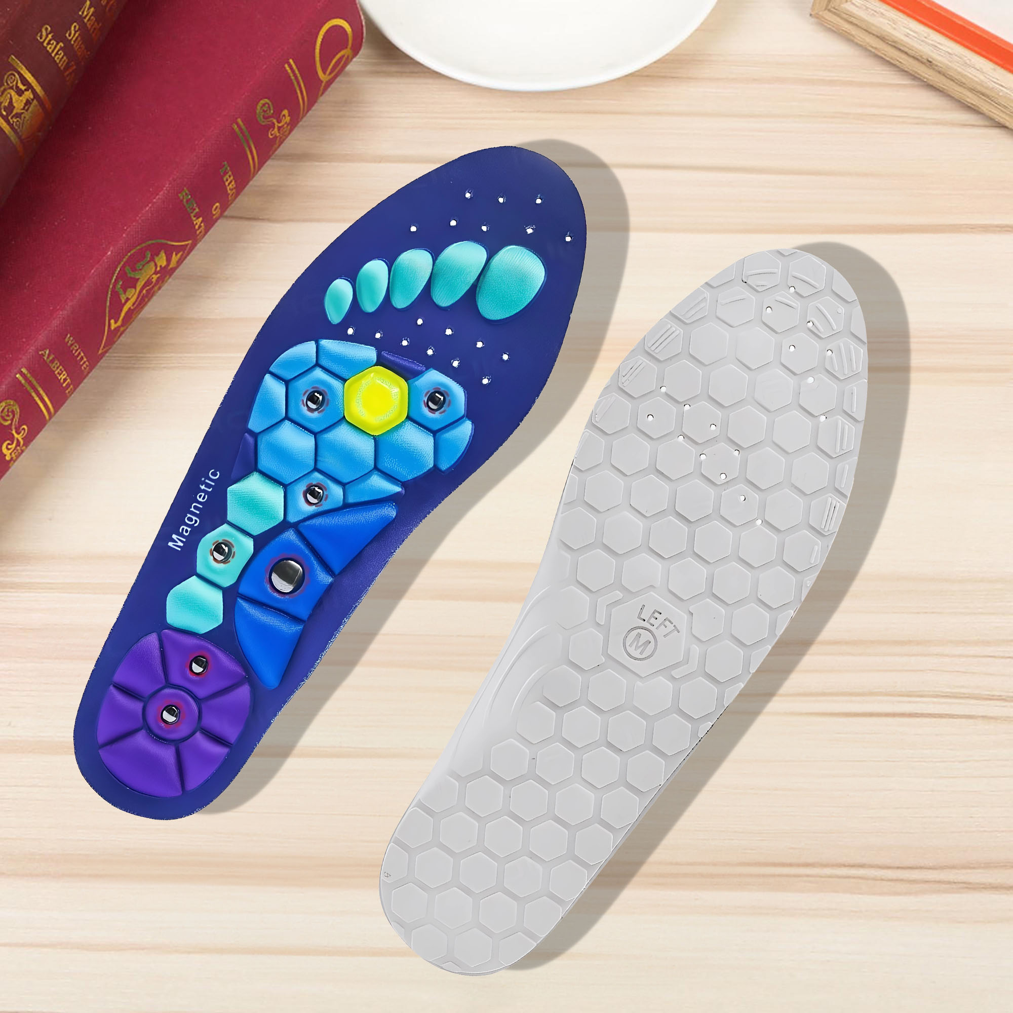 Magnetické Masážne Akupresúrne Vložky Do Topánok S Magnetmi Zdravotné Ortopedické - Image 9