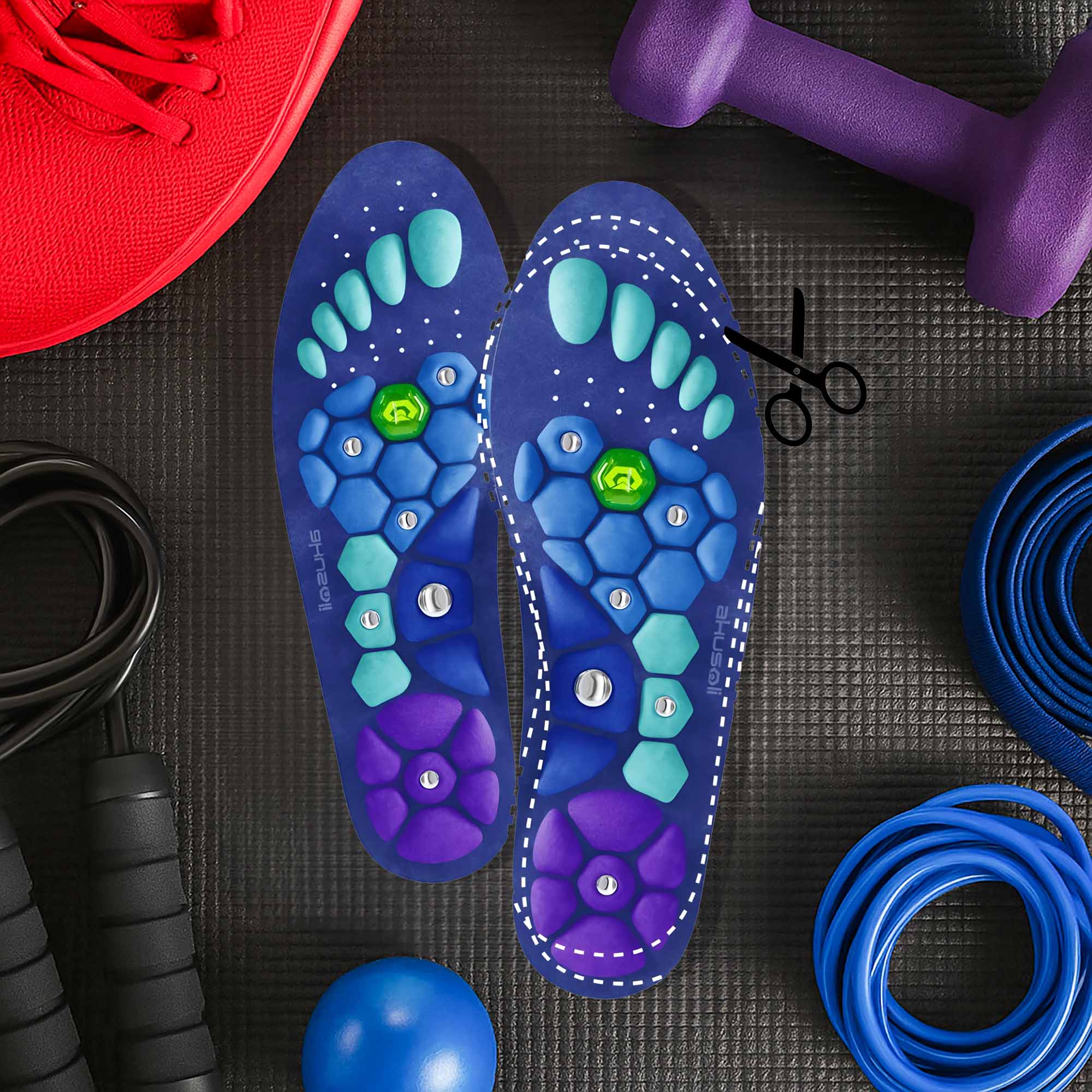 Magnetické Masážne Akupresúrne Vložky Do Topánok S Magnetmi Zdravotné Ortopedické - Image 2