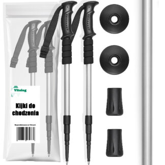 2 Kijki do Chodzenia Trekingowe Nordic Walking Kije Trekkingowe Teleskopowe